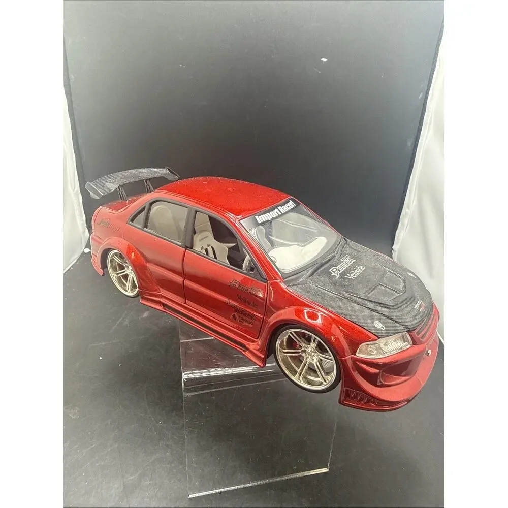 Jada Import Racer 1:24 Mitsubishi Lancer Evolution Diecast Red Veilside Evo RHD